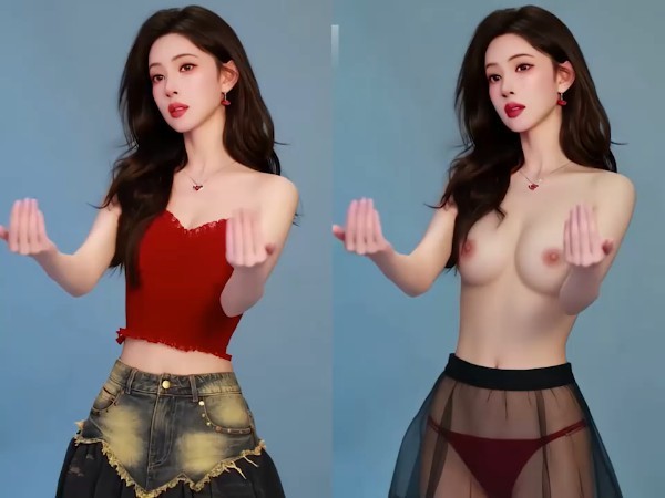 AI明星脱衣孟子义&amp;amp;轩子巨2兔&amp;amp;程潇顶级高颜巨乳双屏视角诱惑十足#ai去衣#抖音风#白虎#混剪#骚逼#抖奶#挑逗#二次元#裸舞